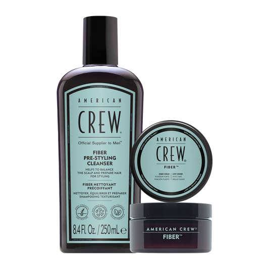 Set Fiber Pre-Styler Shampoo + Pomada