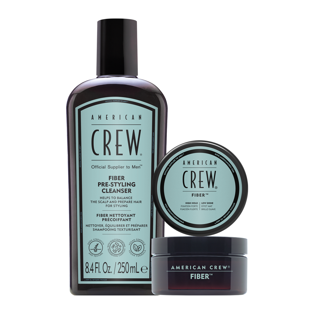 Set Fiber Pre-Styler Shampoo + Pomada
